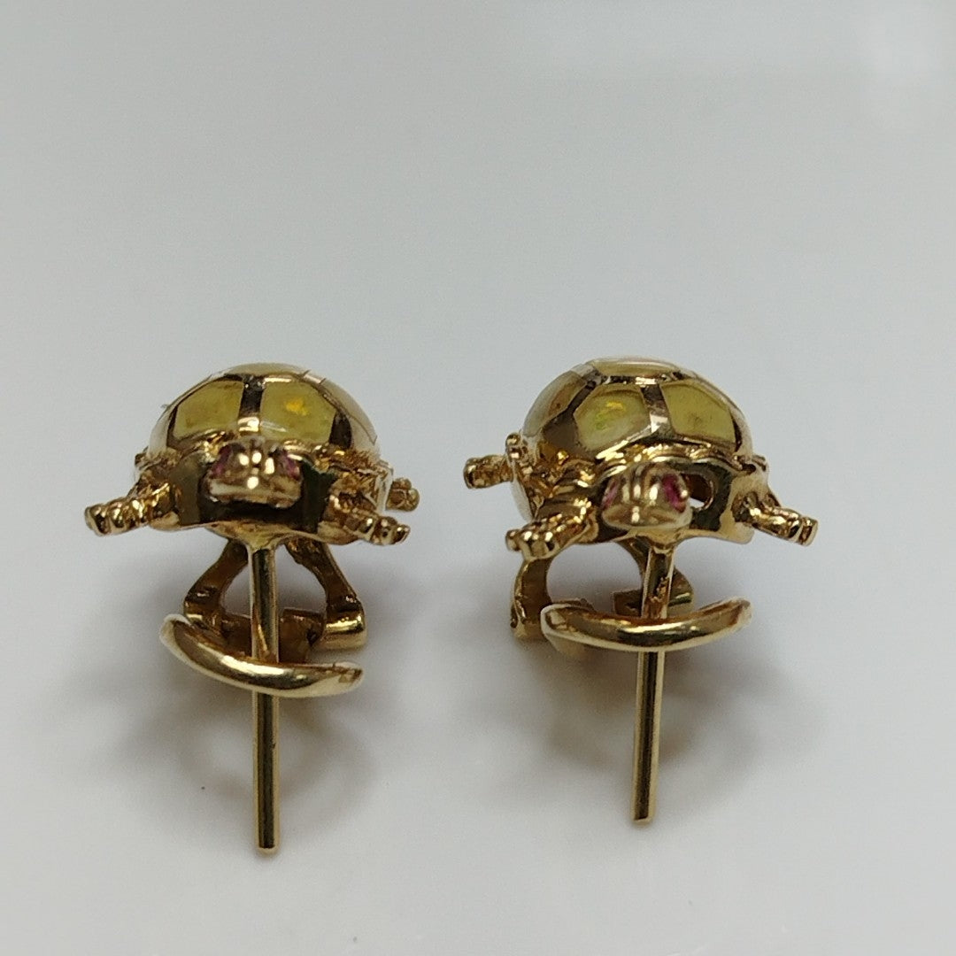 ARETES PAR ORO 14 K 5.8 GRMS (SEMINUEVO)