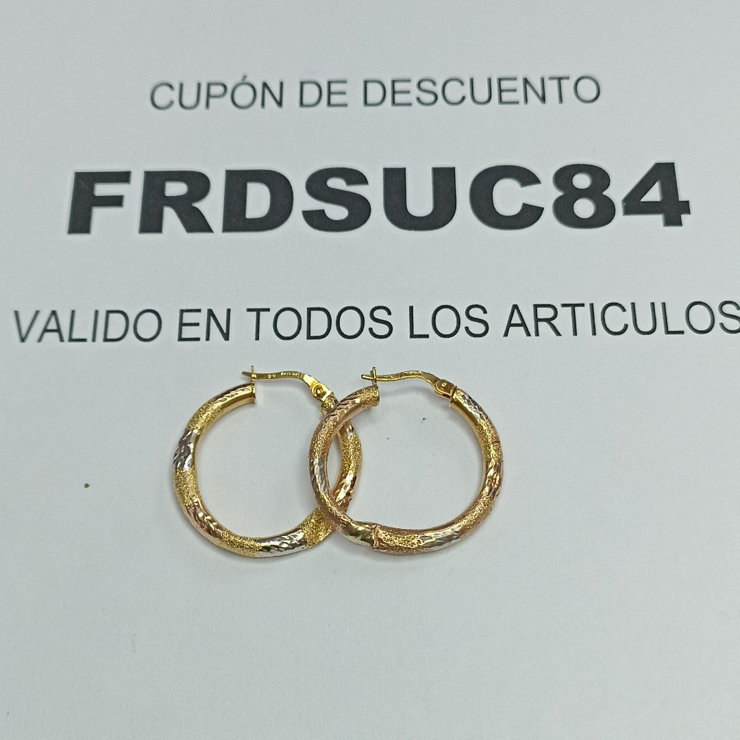 ARRACADAS PAR ORO 10 K 1,70 GRMS (SEMINUEVO)