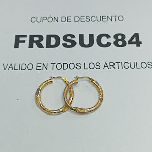 ARRACADAS PAR ORO 10 K 1,70 GRMS (SEMINUEVO)