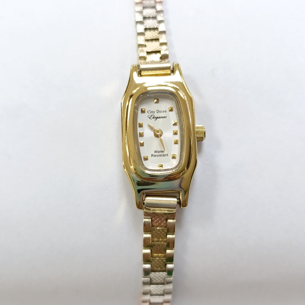RELOJ CAJA ACERO PULSO ORO ORO COMBINADO 10 K 13.1 GRMS (SEMINUEVO)
