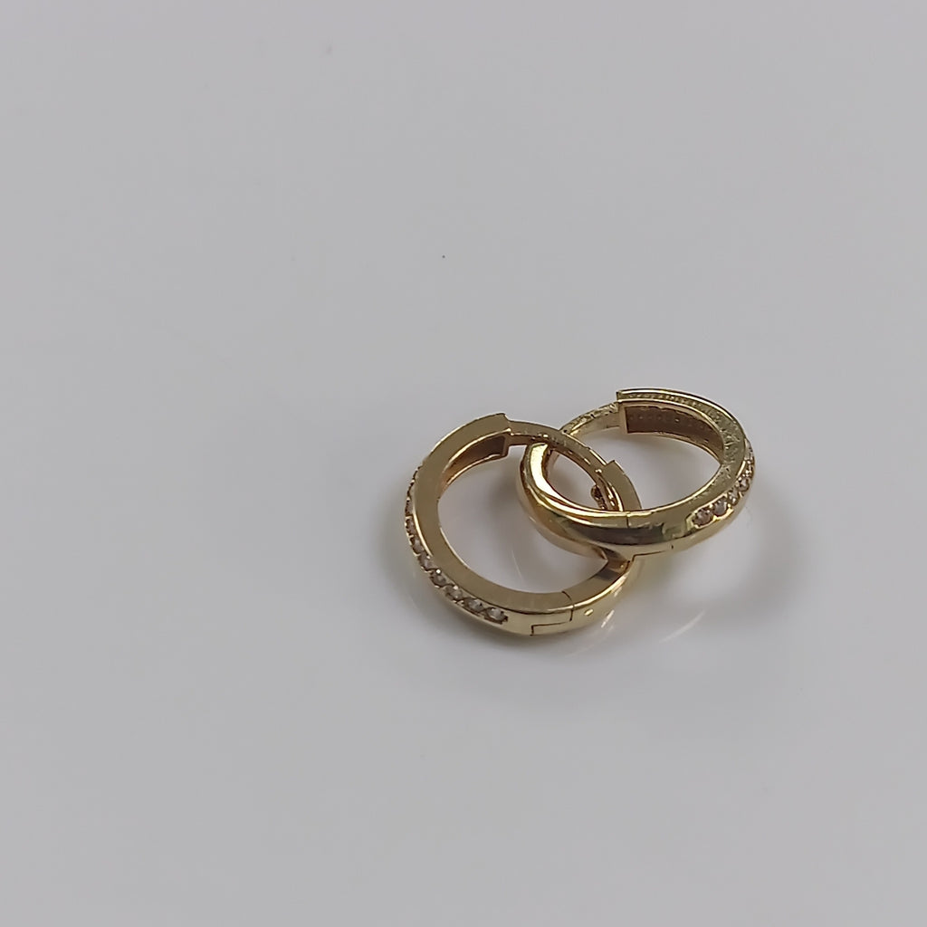 ARETES PAR ORO 14 K 2.3 GRMS (SEMINUEVO)