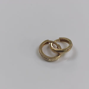 ARETES PAR ORO 14 K 2.3 GRMS (SEMINUEVO)