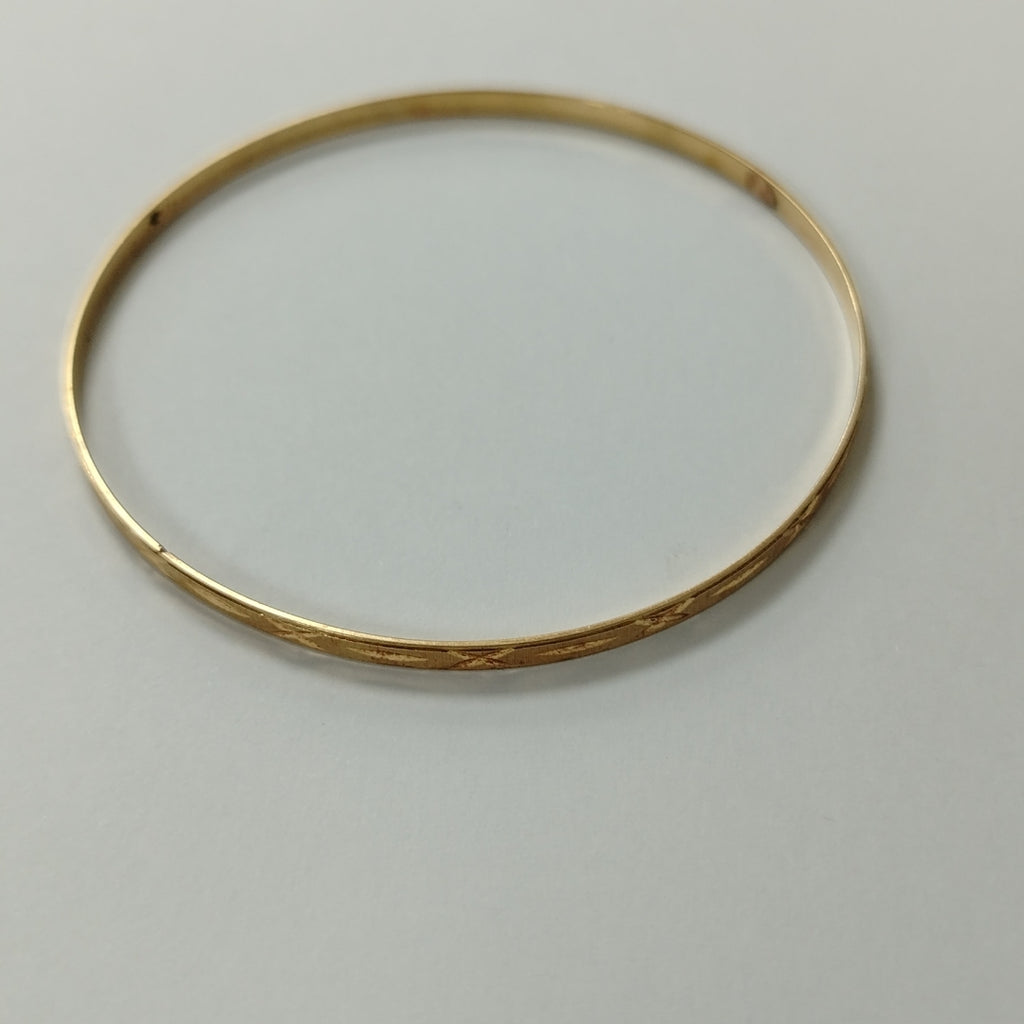 PULSERA RIGIDA ORO 18 K 5,90 GRMS (SEMINUEVO)