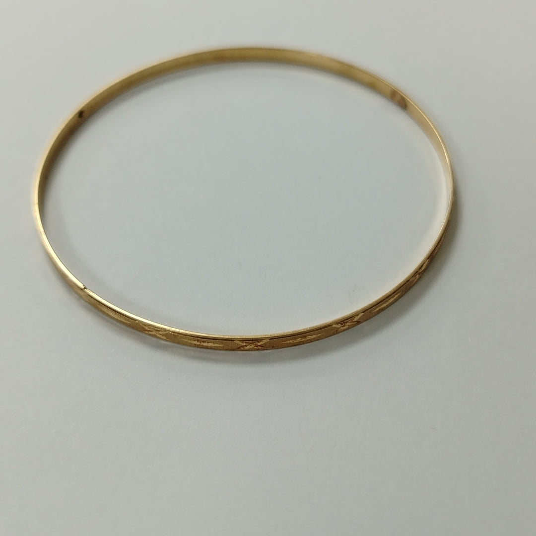PULSERA RIGIDA ORO 18 K 5,90 GRMS (SEMINUEVO)