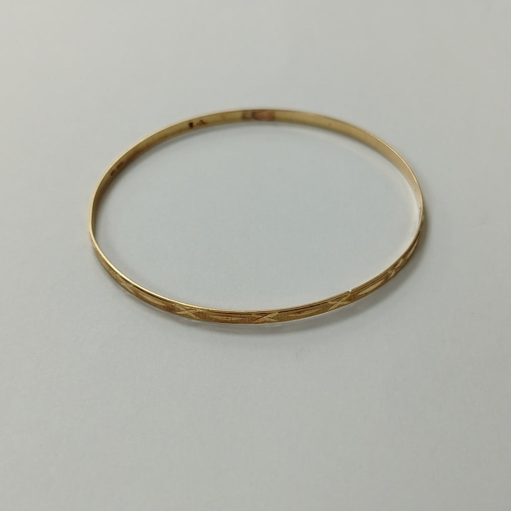 PULSERA RIGIDA ORO 18 K 5,90 GRMS (SEMINUEVO)