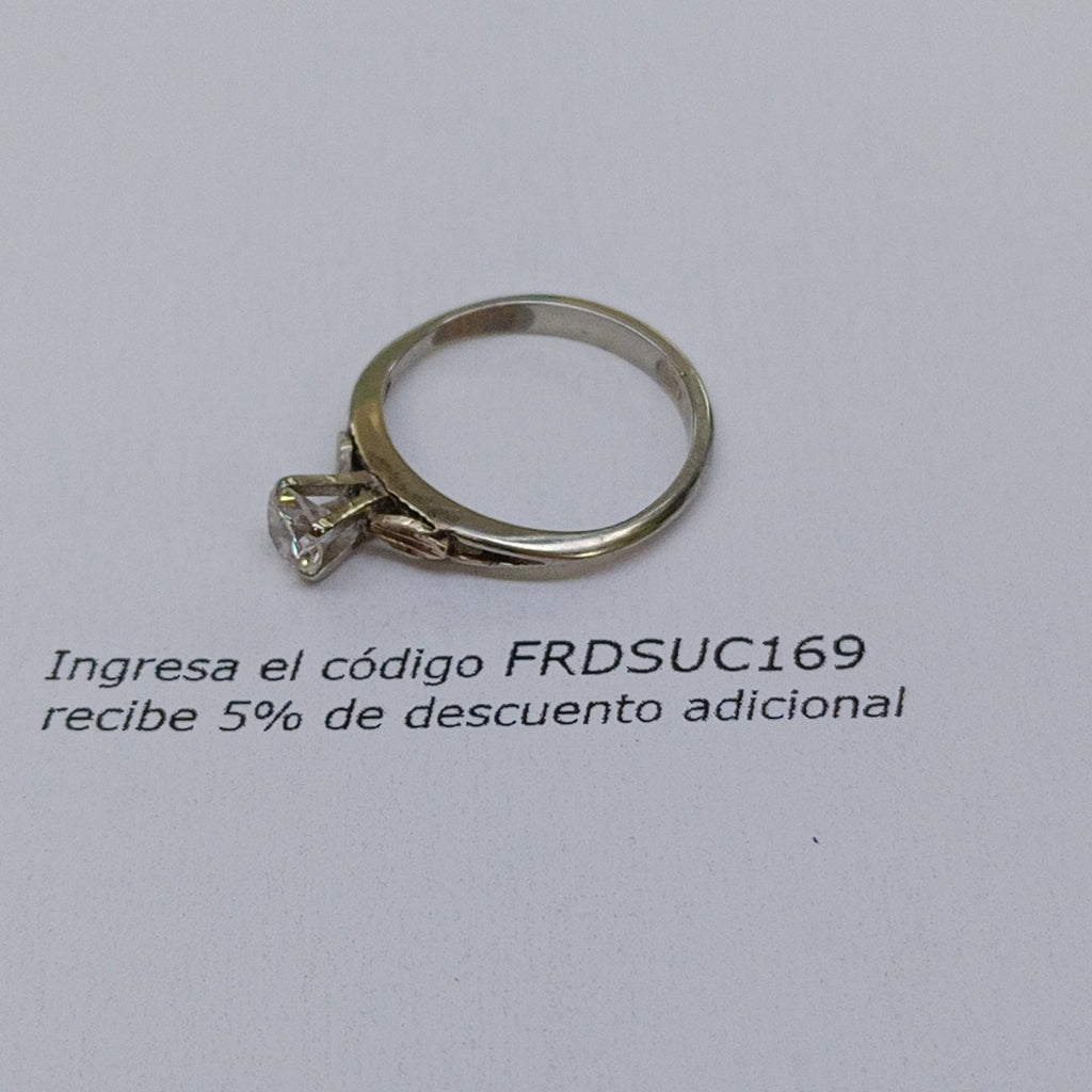 ANILLITO ORO BLANCO 18 K 2,40 GRMS (SEMINUEVO)