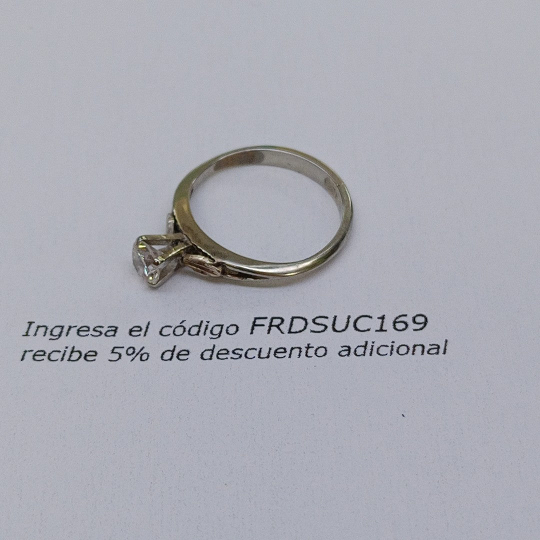 ANILLITO ORO BLANCO 18 K 2,40 GRMS (SEMINUEVO)