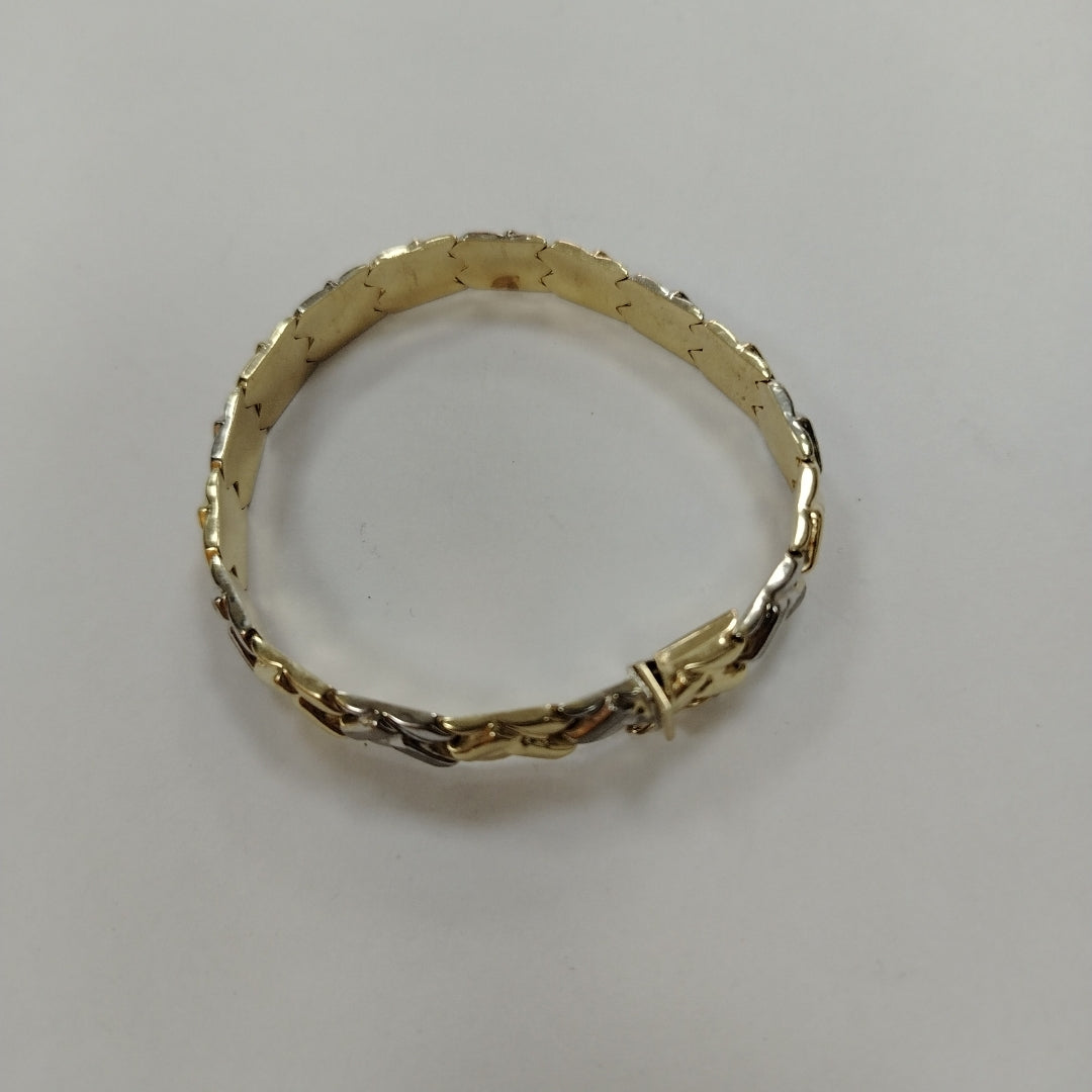 PULSERA ORO, RODIADO 14 K 12.1 GRMS (SEMINUEVO)
