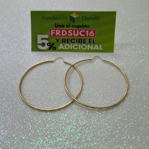ARRACADAS PAR ORO 10 K 3.5 GRMS (SEMINUEVO)