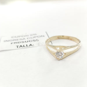 SOLITARIO ORO 14 K 1.8 GRMS (SEMINUEVO)