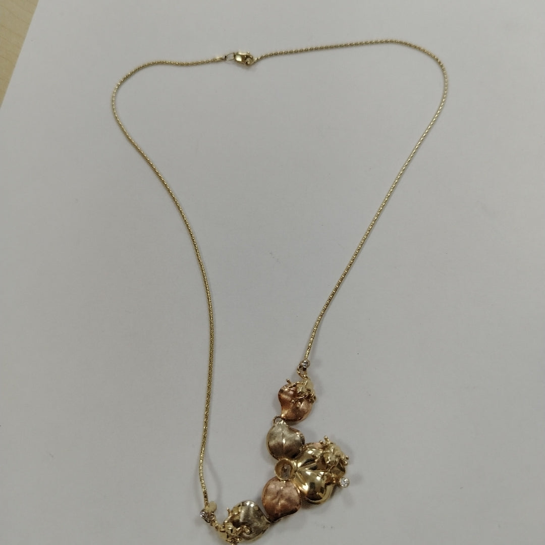 GARGANTILLA ORO, ORO COMBINADO 14 K 8.4 GRMS (SEMINUEVO)
