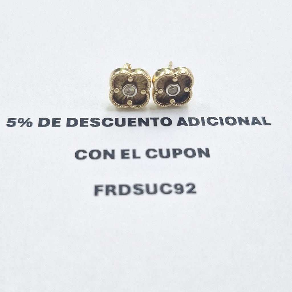 BROQUELES PAR ORO 14 K 1.6 GRMS (SEMINUEVO)