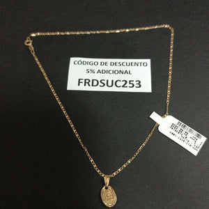 CADENA, DIJE ORO 10 K 1.5 GRMS (SEMINUEVO)