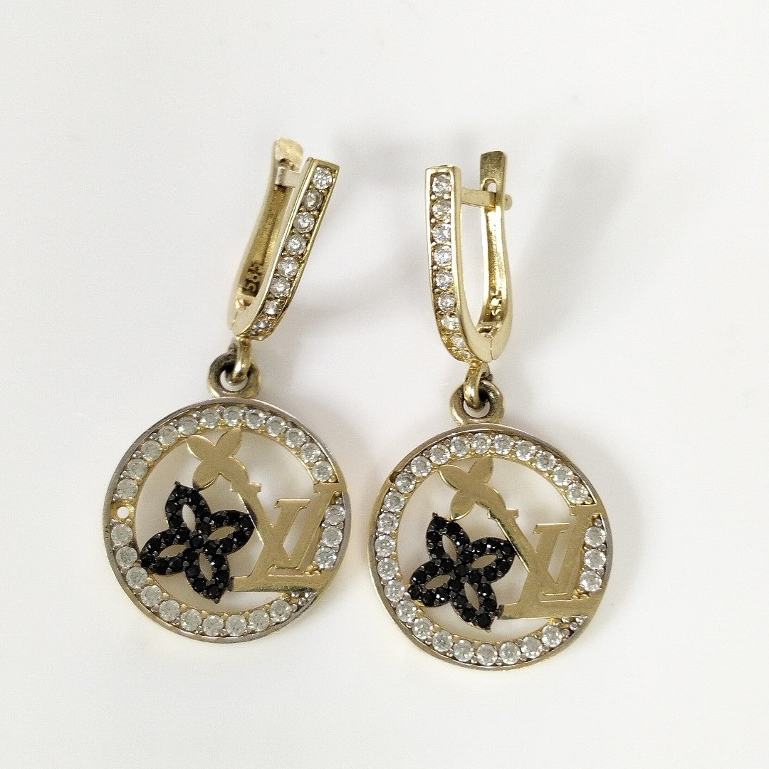 ARETES PAR ORO 14 K 6.3 GRMS (SEMINUEVO)