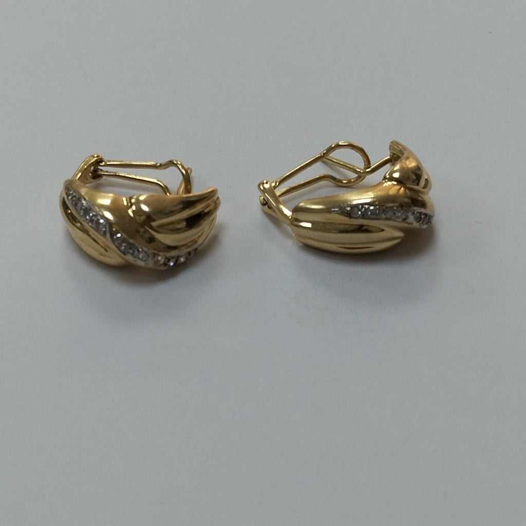 ARETES PAR ORO 14 K 11.4 GRMS (SEMINUEVO)