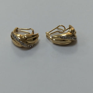 ARETES PAR ORO 14 K 11.4 GRMS (SEMINUEVO)