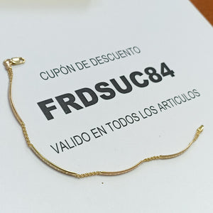 PULSERA ORO 14 K 3,70 GRMS (SEMINUEVO)