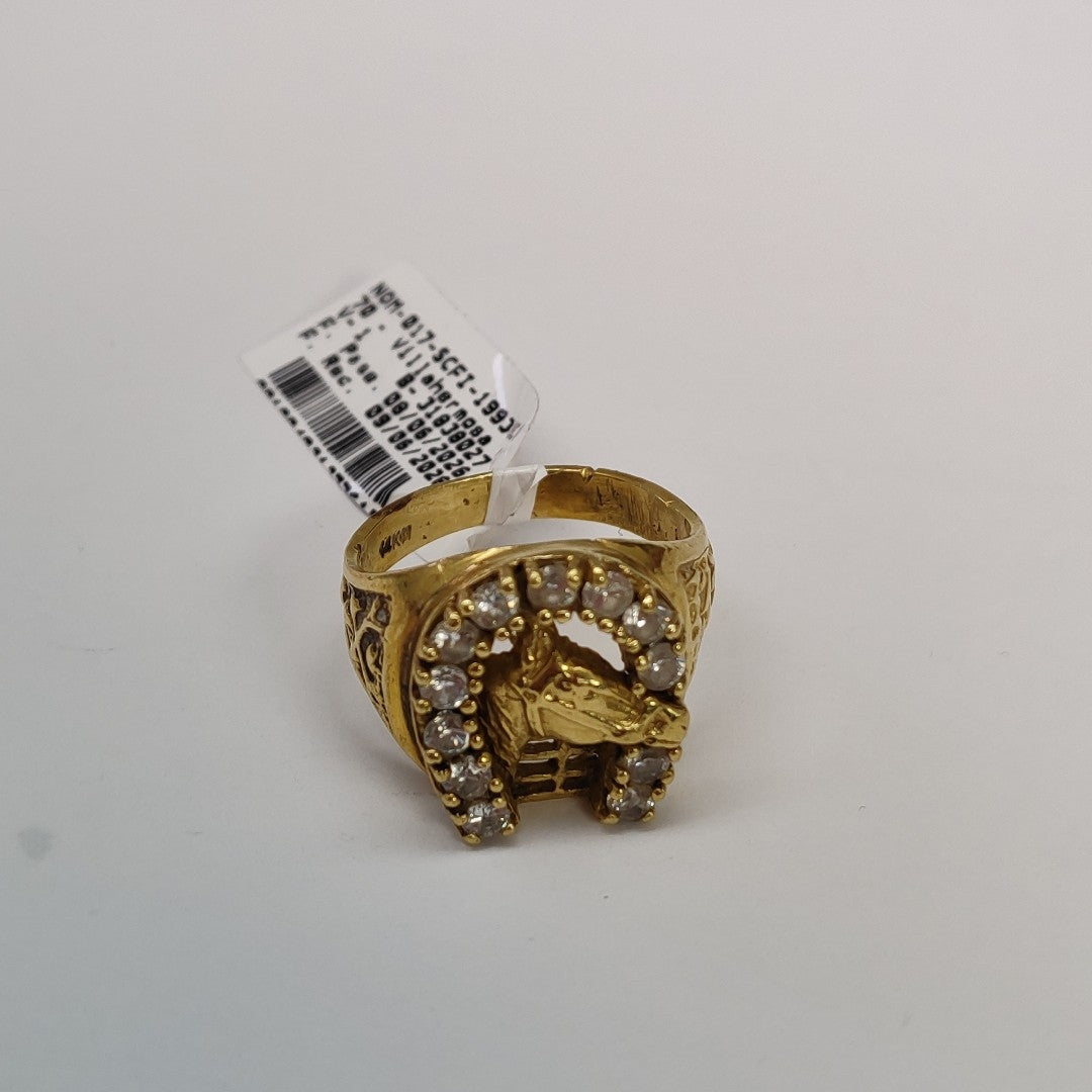 ANILLO ORO 14 K 9.5 GRMS (SEMINUEVO)
