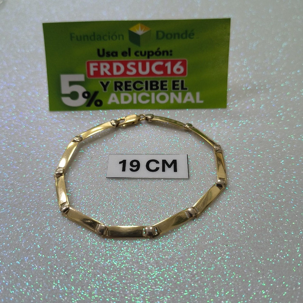 PULSERA ORO 14 K 5.9 GRMS (SEMINUEVO)