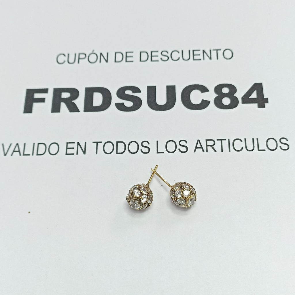 ARETES PAR ORO 10 K 3,70 GRMS (SEMINUEVO)