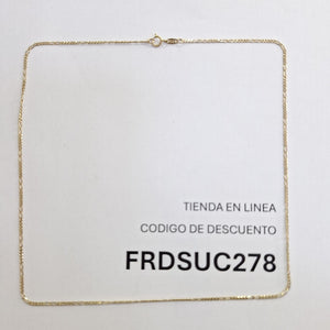 CADENA ORO 14 K 1.9 GRMS (SEMINUEVO)