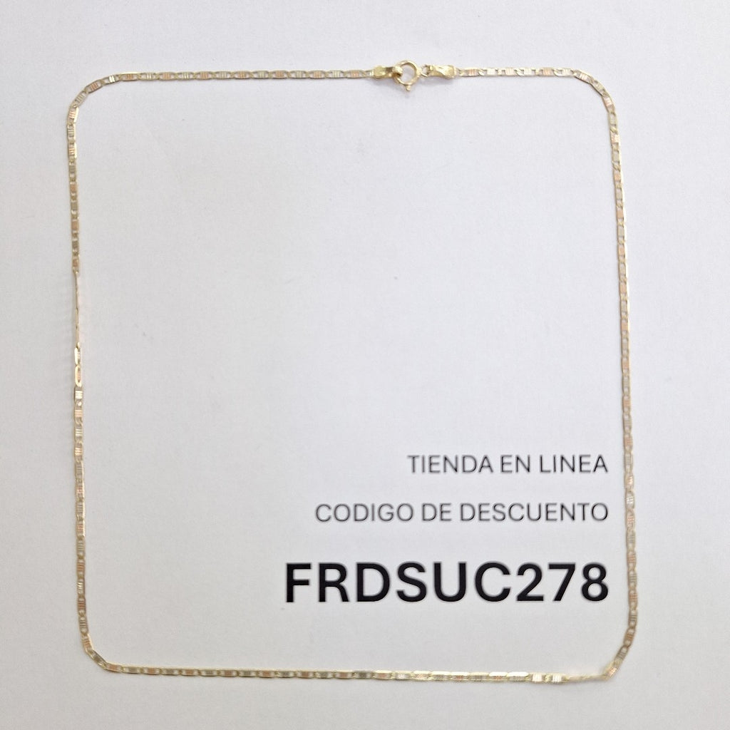 CADENA ORO 10 K 1.8 GRMS (SEMINUEVO)