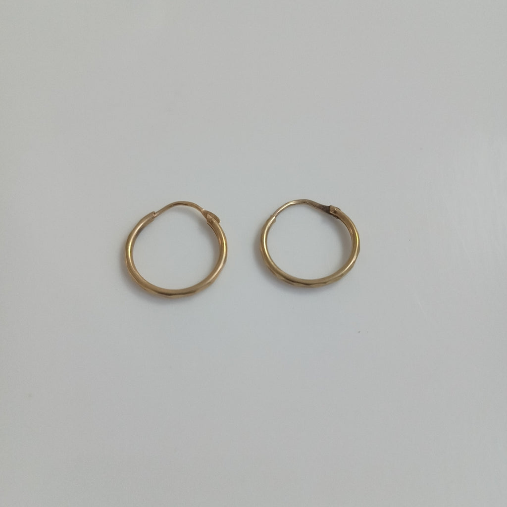 ARRACADAS PAR ORO 10 K 1 GRMS (SEMINUEVO)