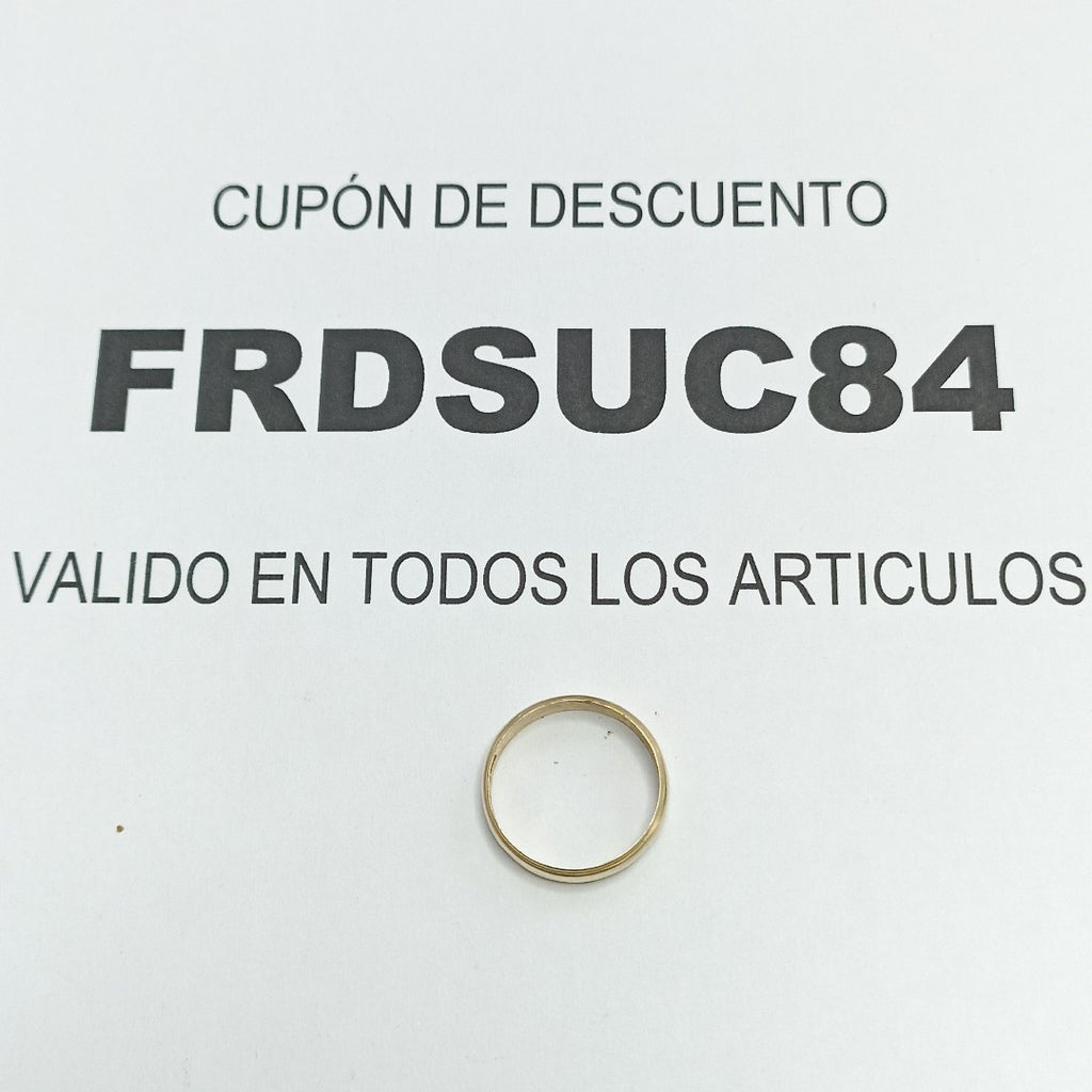 ARGOLLA ORO 10 K 1.8 GRMS (SEMINUEVO)