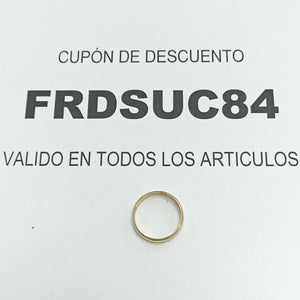 ARGOLLA ORO 10 K 1.8 GRMS (SEMINUEVO)