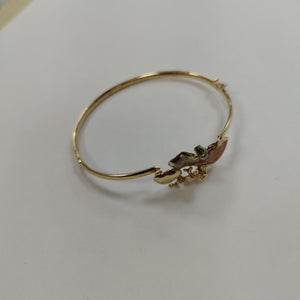 PULSERA RIGIDA ORO 14 K 9.4 GRMS (SEMINUEVO)