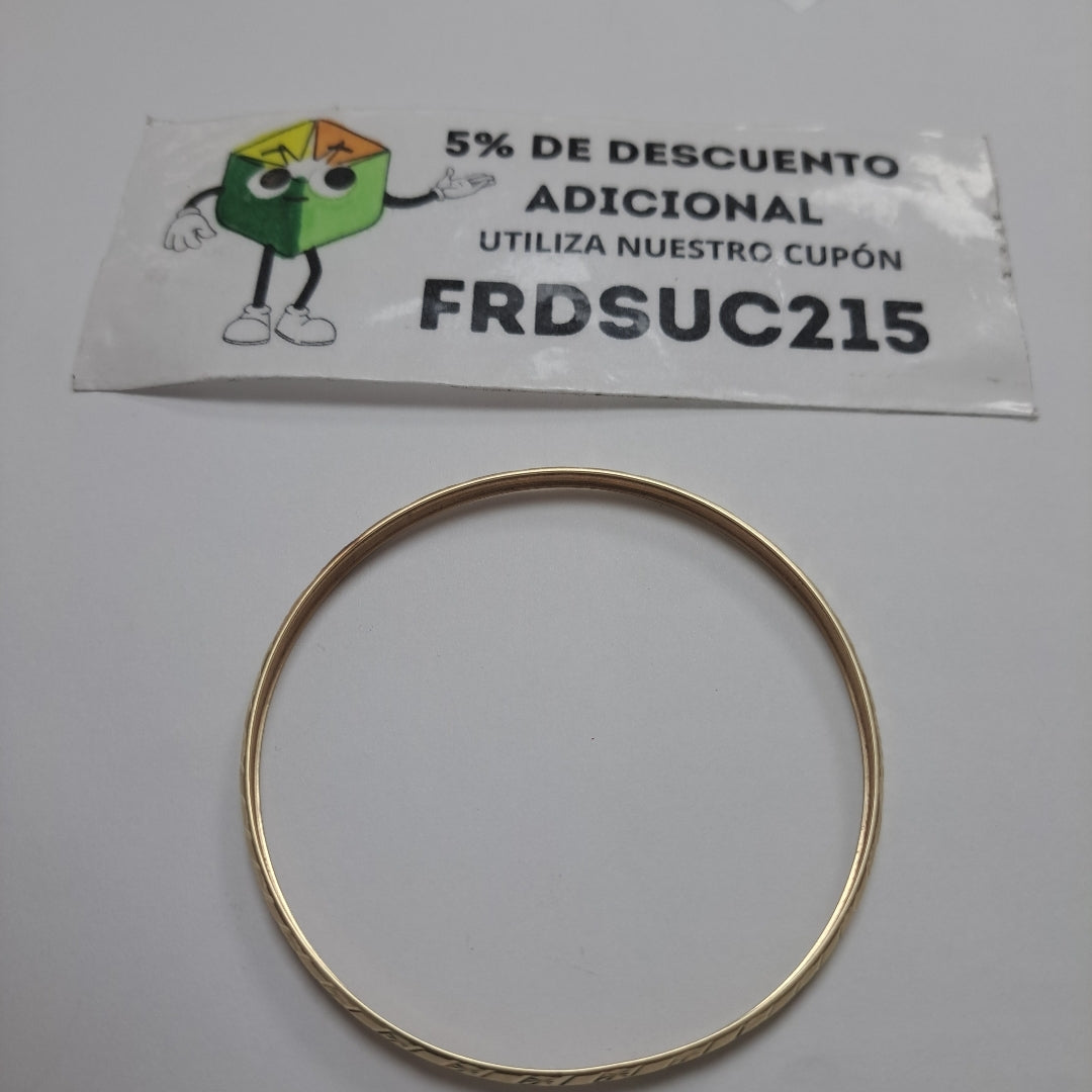 PULSERA RIGIDA ORO 10 K 4,00 GRMS (SEMINUEVO)
