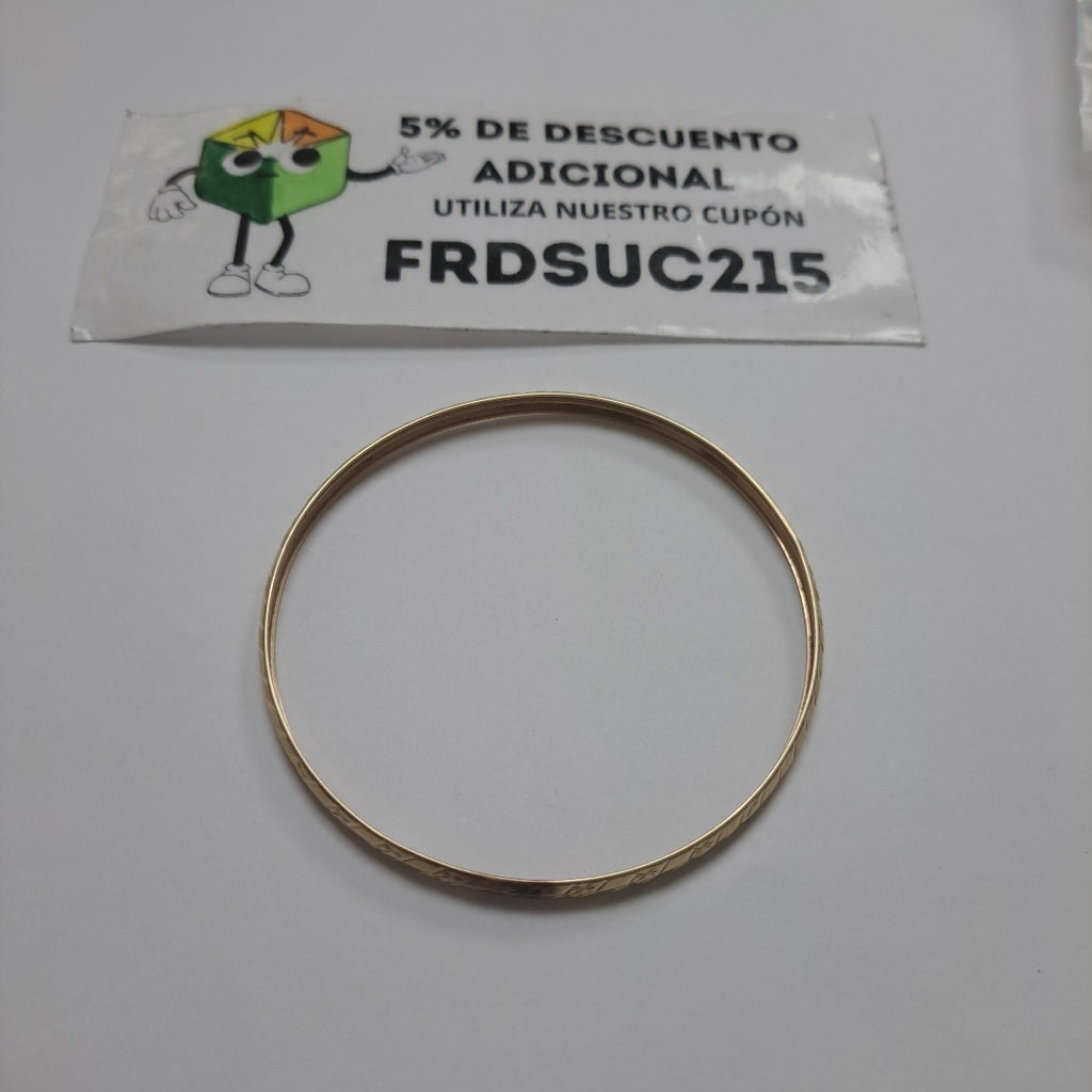 PULSERA RIGIDA ORO 10 K 4,10 GRMS (SEMINUEVO)