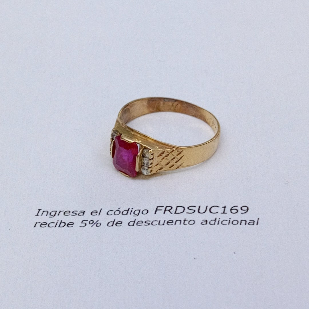 ANILLO ORO 10 K 2,90 GRMS (SEMINUEVO)