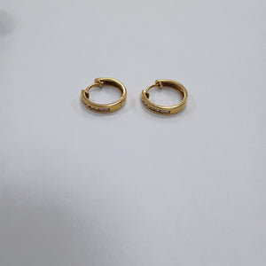ARRACADAS PAR ORO 14 K 3.1 GRMS (SEMINUEVO)
