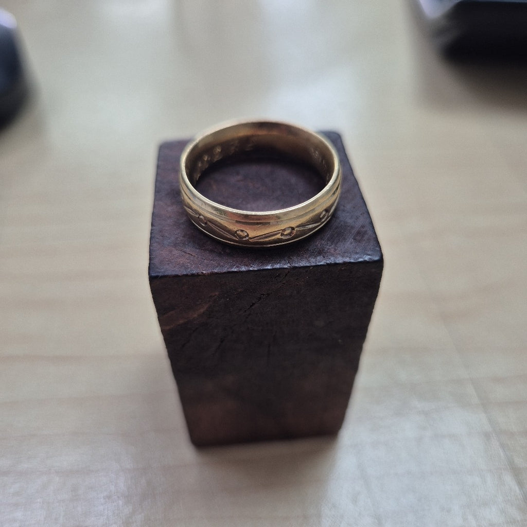 ARGOLLA ORO 14 K 4 GRMS (SEMINUEVO)