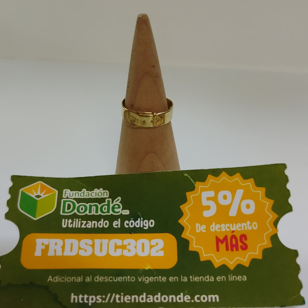 ANILLO ORO 10 K 1.9 GRMS (SEMINUEVO)