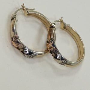 ARRACADAS PAR ORO 10 K 3.7 GRMS (SEMINUEVO)