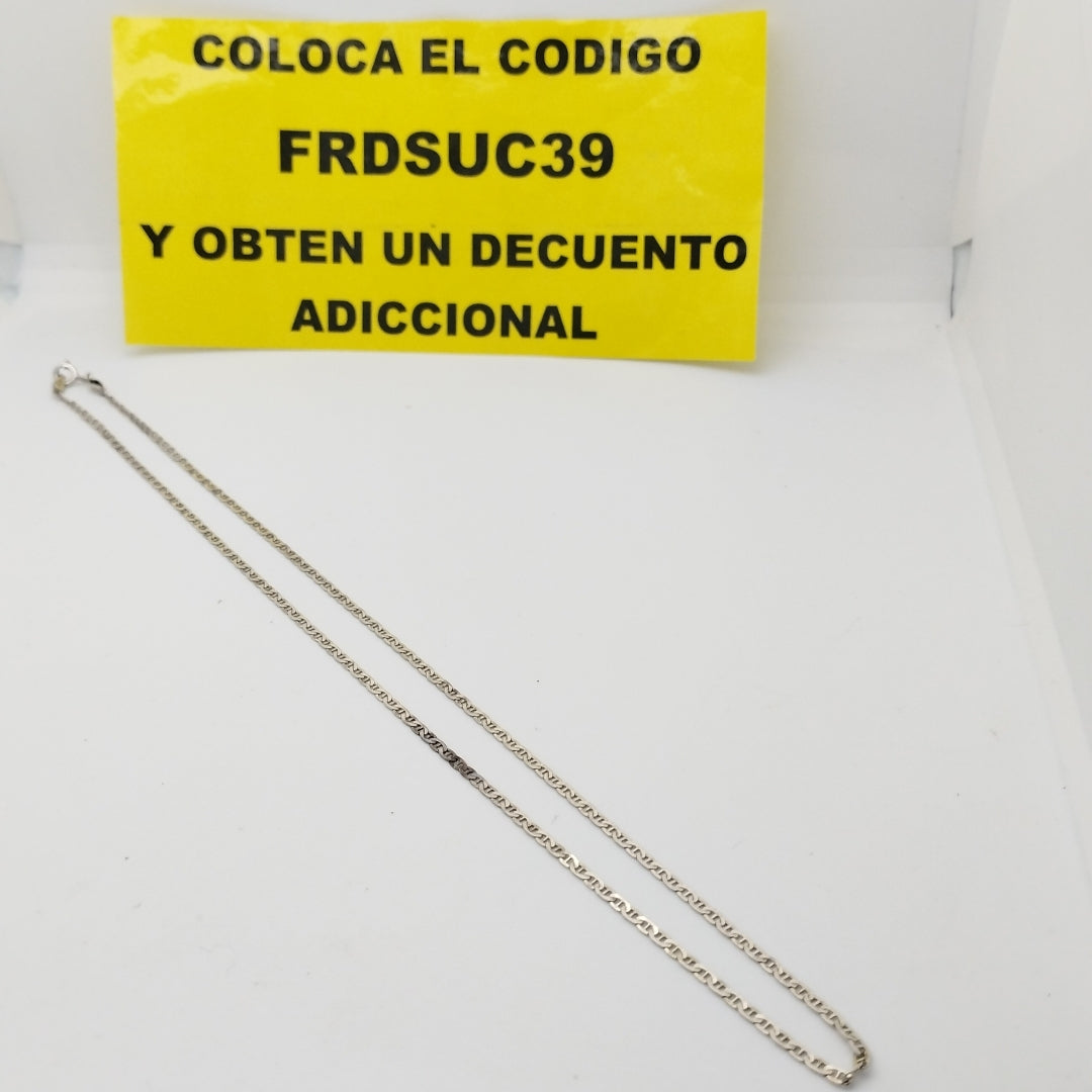CADENA PLATA 2,30 GRMS (SEMINUEVO)