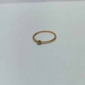 SOLITARIO ORO 18 K 0.7 GRMS (SEMINUEVO)