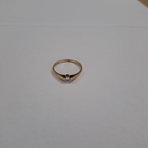 SOLITARIO ORO 10 K 1,70 GRMS (SEMINUEVO)