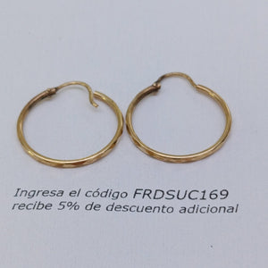 ARRACADAS PAR ORO 10 K 1,10 GRMS (SEMINUEVO)