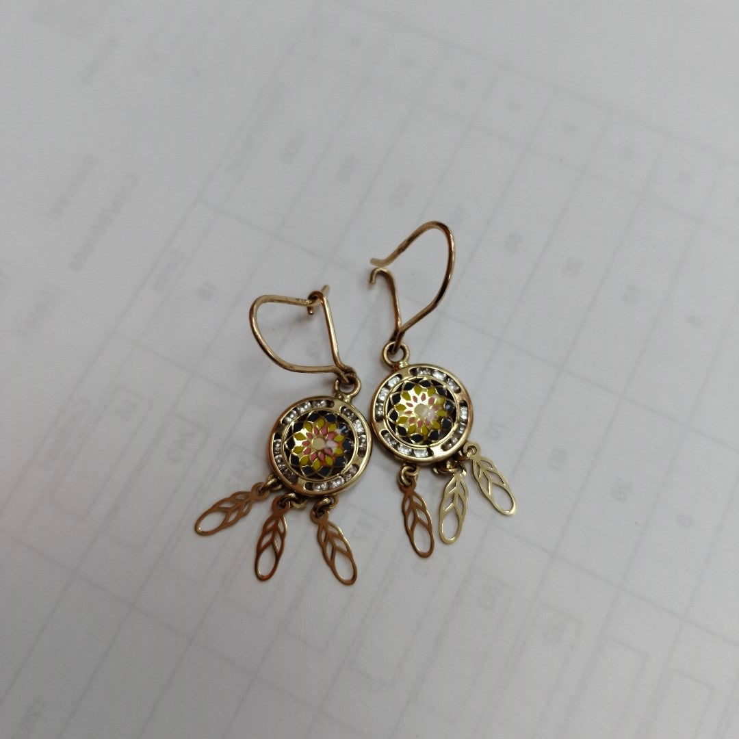 ARETES PAR ORO 10 K 2 GRMS (SEMINUEVO)