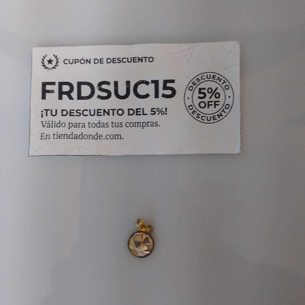 DIJE ORO, ORO COMBINADO 10 K 0.6 GRMS (SEMINUEVO)