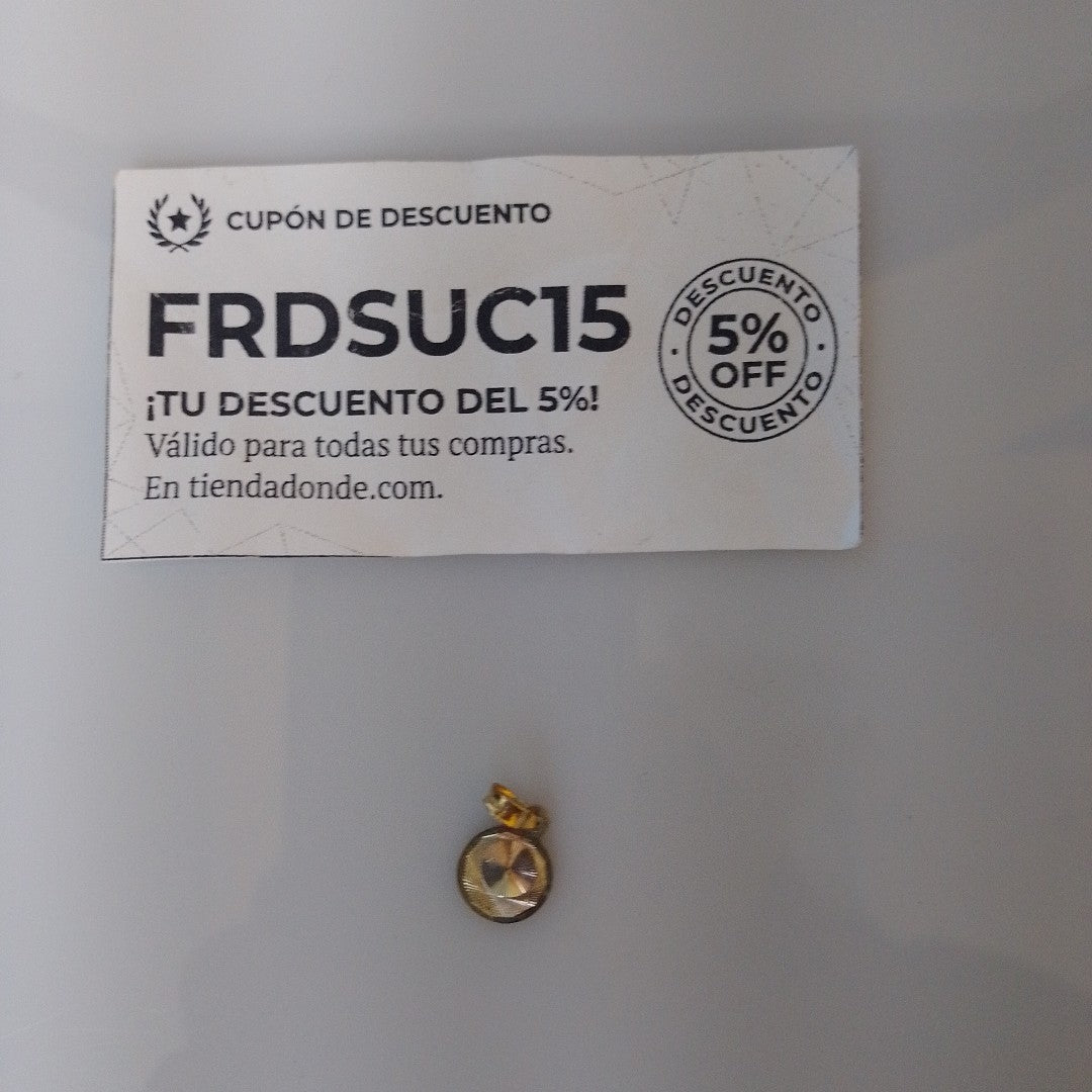 DIJE ORO, ORO COMBINADO 10 K 0.6 GRMS (SEMINUEVO)