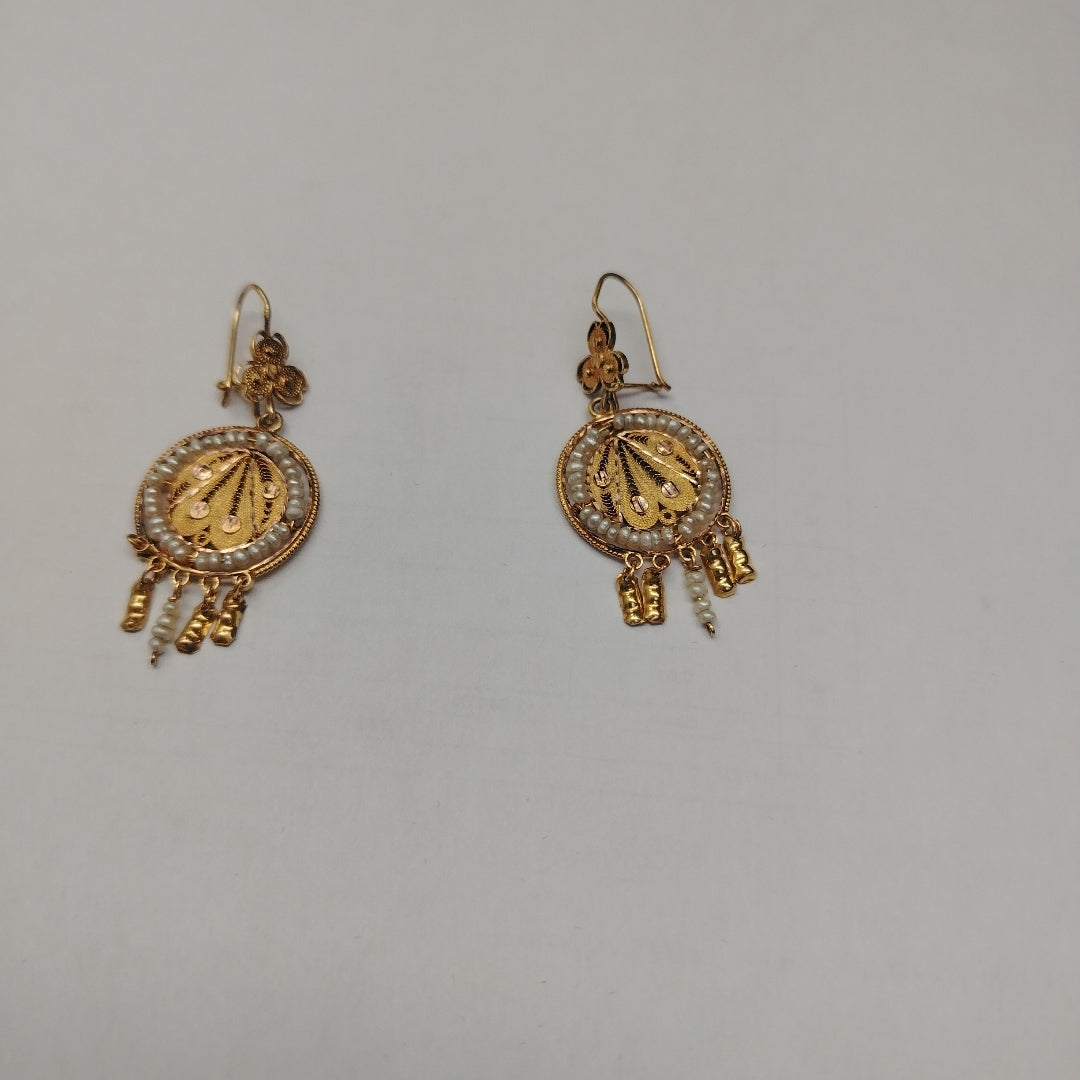 ARETES PAR ORO 10 K 5.7 GRMS (SEMINUEVO)