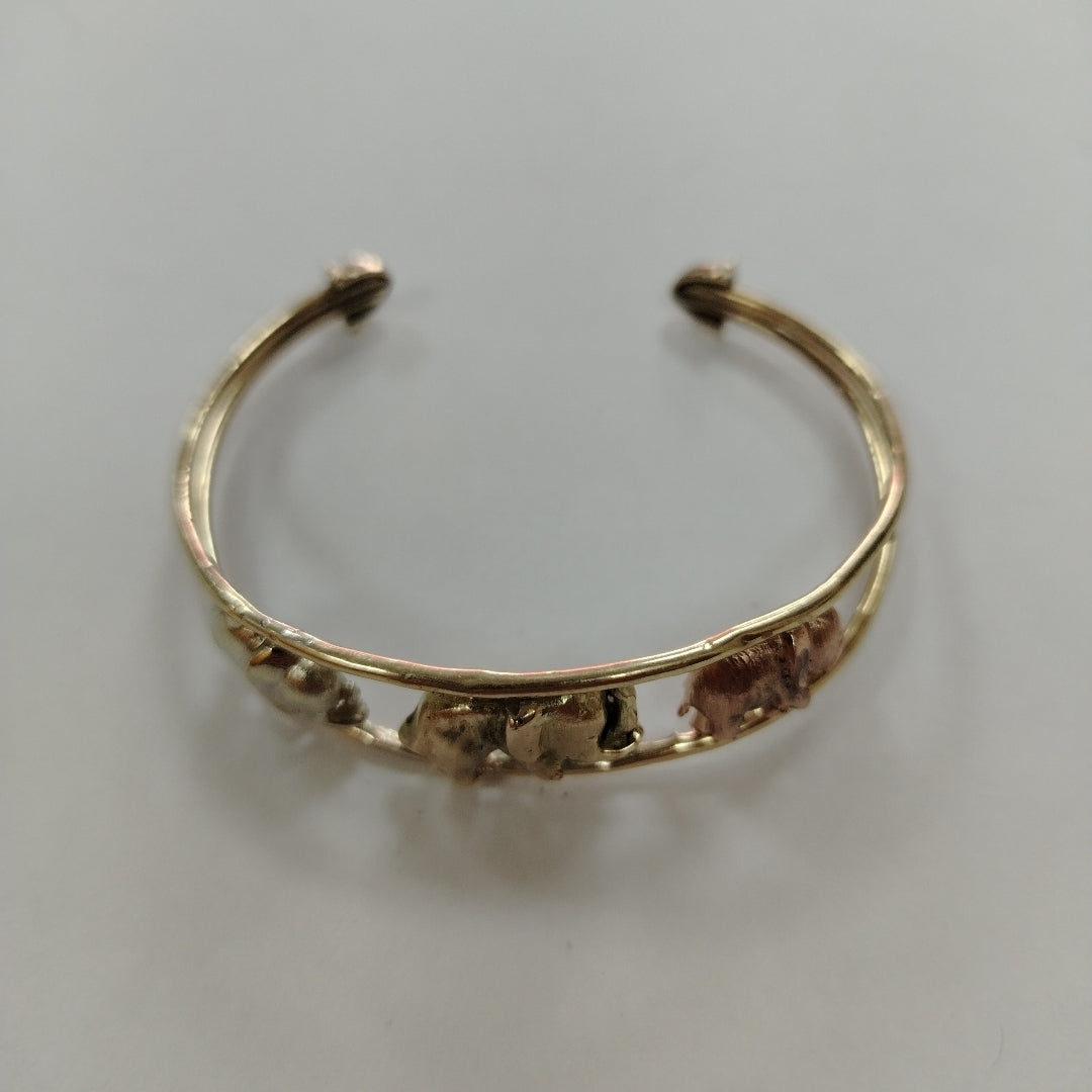 PULSERA ORO, ORO COMBINADO 10 K 10.5 GRMS (SEMINUEVO)