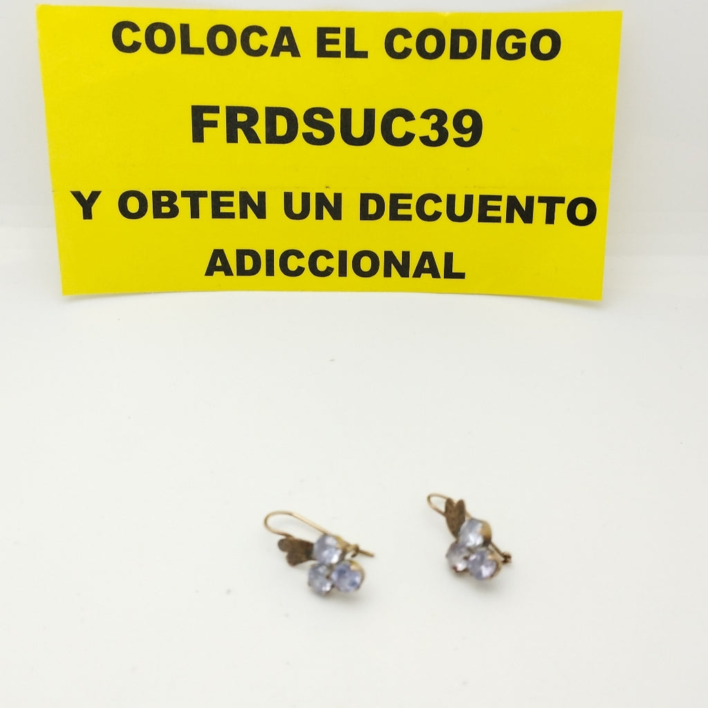 ARETES PAR ORO 8 K 2.6 GRMS (SEMINUEVO)