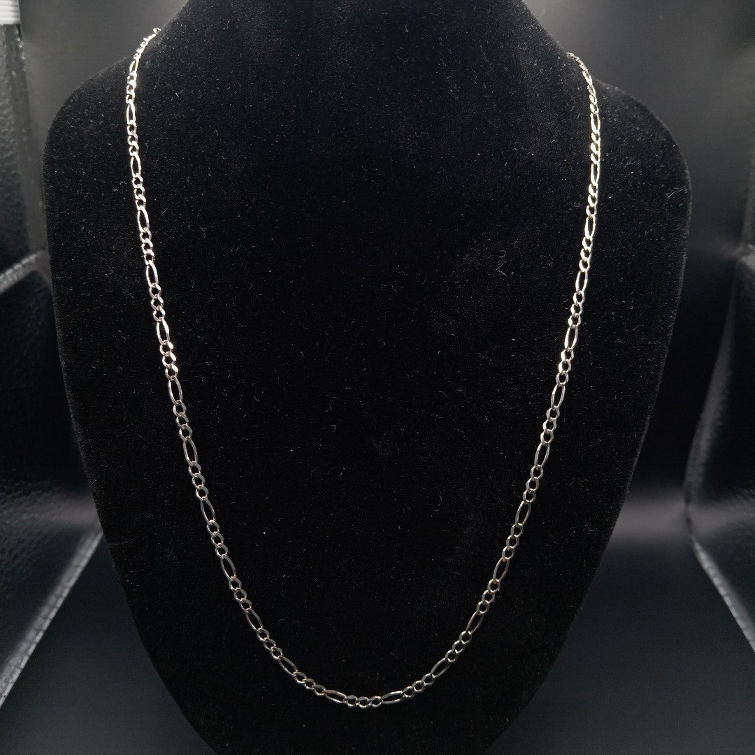 CADENA ORO, ORO BLANCO 14 K 4.5 GRMS (SEMINUEVO)