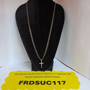 CADENA, CRISTO ORO 10 K 9.2 GRMS (SEMINUEVO)