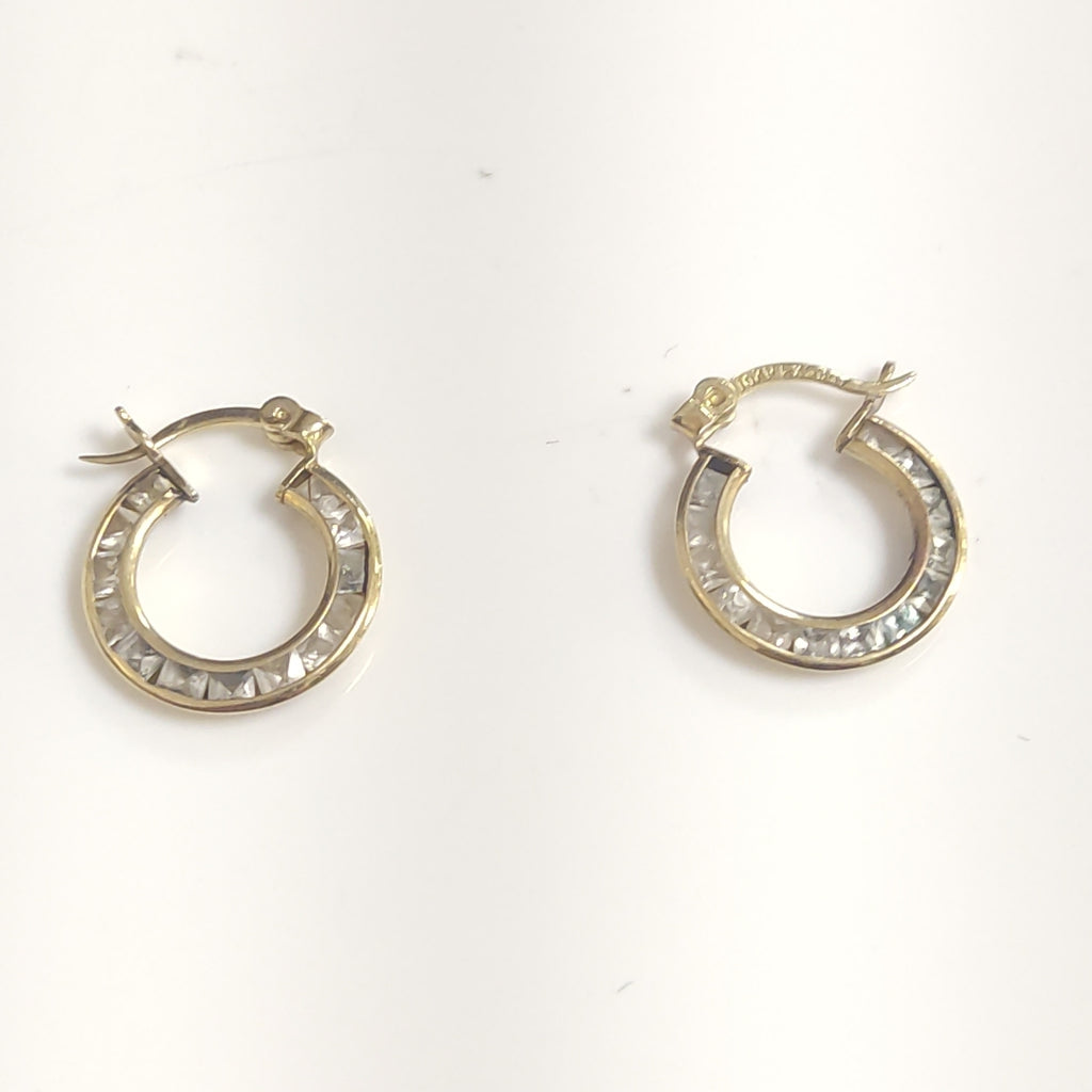 ARRACADAS PAR ORO 10 K 1,50 GRMS (SEMINUEVO)
